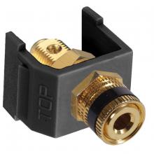 Hubbell Wiring Device-Kellems SFSPGBKBK - SNAP-FIT, BK SPKR POST,BK HOUSING