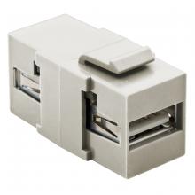 Hubbell Wiring Device-Kellems SFUSBAAOW - SNAP-FIT, KEYSTONE,USB,A TO A,OW