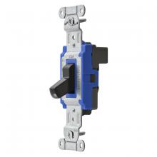 Hubbell Wiring Device-Kellems SNAP1201BKNA - SWITCH,SNAPCONN,SP,15A120/277V,BK,NA