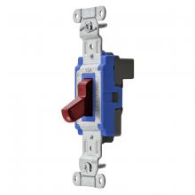 Hubbell Wiring Device-Kellems SNAP1203RNA - SWITCH,SNAPCONN,3W,15A120/277V,RD,NA