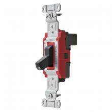 Hubbell Wiring Device-Kellems SNAP1221BKNA - SWITCH,SNAPCONN,SP,20A120/277V,BK,NA