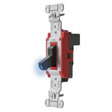 Hubbell Wiring Device-Kellems SNAP1221ILBKNA - SWITCH,SNAP,SP,ILLUM,20A120/277V,BK,NA