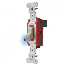 Hubbell Wiring Device-Kellems SNAP1221ILINA - SWITCH,SNAP,SP,ILLUM,20A120/277V,IV,NA