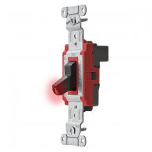 Hubbell Wiring Device-Kellems SNAP1221PLBKNA - SWITCH,SNAP,SP,PILOT,20A120/277V,BK,NA