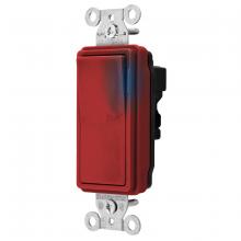 Hubbell Wiring Device-Kellems SNAP2123ILRNA - SWITCH,SNAP,DEC3W,IL,20A120/277,RD,NA