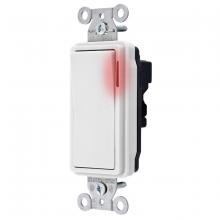 Hubbell Wiring Device-Kellems SNAP2121PLWNA - SWITCH,SNAP,DECSP,PL,20A120/277,WH,NA