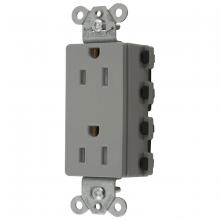Hubbell Wiring Device-Kellems SNAP2152GYTRA - SNAPCONNECT DECO 15A/125V TR GR