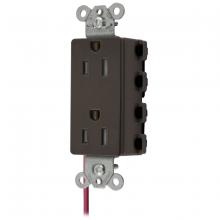 Hubbell Wiring Device-Kellems SNAP2152SCTRA - SNAPCONNECT DECO 15A/125V SC TR BR