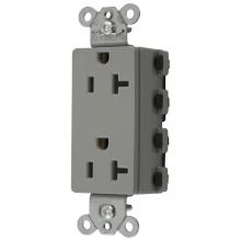 Hubbell Wiring Device-Kellems SNAP2162GYA - SNAP2CONNECT 20A/125V DECO,GRAY