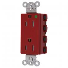 Hubbell Wiring Device-Kellems SNAP2172RTRA - SNAPCONNECT DECO HG 15A/125V TR RD