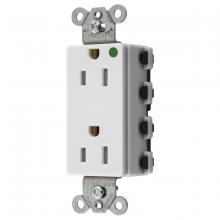 Hubbell Wiring Device-Kellems SNAP2172WTRA - SNAPCONNECT DECO HG 15A/125V TR WH