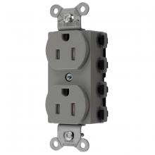 Hubbell Wiring Device-Kellems SNAP5262GYTRA - S-CONNECT DUP 15A/125V TR GY,ST2