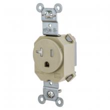 Hubbell Wiring Device-Kellems SNAP5361ITR - SNAP SGL RCPT 5-20R, 20A 125V TR IV