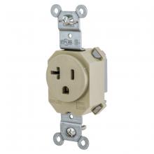 Hubbell Wiring Device-Kellems SNAP5361I - SNAP SGL RCPT 5-20R, 20A 125V IV