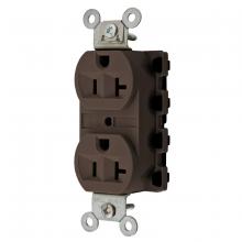 Hubbell Wiring Device-Kellems SNAP5362A - SNAP2CONNECT 20A/125V DPLX, BROWN