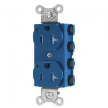Hubbell Wiring Device-Kellems SNAP5362BLLTRA - S-CONNECT DUP 20A/125V LED TR BL,ST2