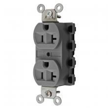 Hubbell Wiring Device-Kellems SNAP5362GYA - SNAP2CONNECT 20A/125V DPLX, GRAY