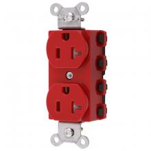 Hubbell Wiring Device-Kellems SNAP5362RTRA - S-CONNECT DUP 20A/125V TR RD