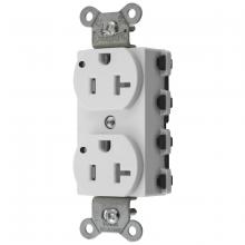 Hubbell Wiring Device-Kellems SNAP5362WLTRA - S-CONNECT DUP 20A/125V LED TR WH,ST2