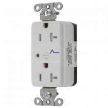 Hubbell Wiring Device-Kellems SNAP5362WS - SNAP SPD RCPT, 20A 125V, TR, WHITE
