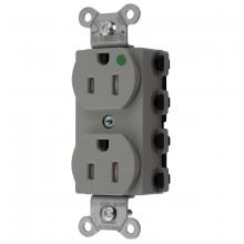Hubbell Wiring Device-Kellems SNAP8200GYTRA - S-CONNECT DUP HG 15A/125V TR GY