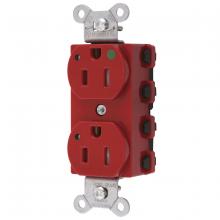 Hubbell Wiring Device-Kellems SNAP8200RLTRA - S-CONNECT DUP HG 15A/125V LED TR RD