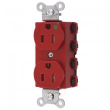 Hubbell Wiring Device-Kellems SNAP8200RTRA - S-CONNECT DUP HG 15A/125V TR RD