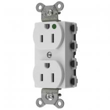 Hubbell Wiring Device-Kellems SNAP8200WNA - SNAP2CONNECT DPLX HG 15A/125V US WH