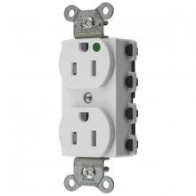 Hubbell Wiring Device-Kellems SNAP8200WTRA - S-CONNECT DUP HG 15A/125V TR WH