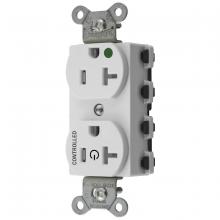 Hubbell Wiring Device-Kellems SNAP8300C1WTRA - SNAP HG 20/125 TR WH 1/2 CONTROLLED