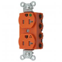 Hubbell Wiring Device-Kellems SNAP8300IGTRA - RCP, SNAP, DUP, HG, 20A/125V IG TR OR