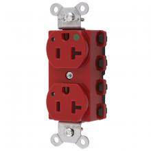 Hubbell Wiring Device-Kellems SNAP8300RL - SNAP2CONNECT DPLX HG 20A/125V LED RD