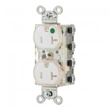 Hubbell Wiring Device-Kellems SNAP8300WLTR - S-CONNECT DUP HG 20A/125V LED TR WH