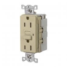 Hubbell Wiring Device-Kellems SNAPGF15I - 15A 125VAC COMM  SNAP GFR IVORY