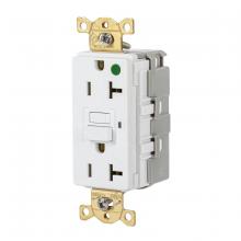 Hubbell Wiring Device-Kellems SNAPGF83W - 20A 125VAC COM HG  SNAP GFR WHITE