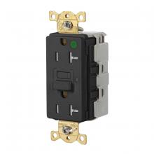 Hubbell Wiring Device-Kellems SNAPGFTW83BLK - 20A 125VAC COM HG TRWR SNAP GFR BLACK