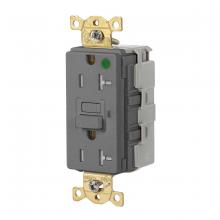Hubbell Wiring Device-Kellems SNAPGFTW83GRY - 20A 125VAC COM HG TRWR SNAP GFR GRAY