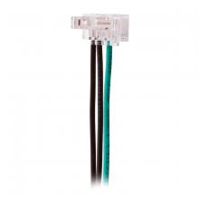 Hubbell Wiring Device-Kellems SNAPSP1NAM2 - SNAPCONNECT 6" SP SW SOLID WIRE,W/PUSH-I