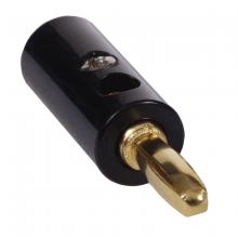 Hubbell Wiring Device-Kellems SPBK100 - CONN, GOLD SPKR POST,BK,100PK