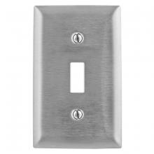 Hubbell Wiring Device-Kellems SSJ1 - WALLPLATE, JUMBO, 1-G, TOG, SS