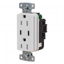 Hubbell Wiring Device-Kellems USB15CW - RCPT DUP 15A125V 3.1A5V USB PORT C W