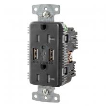 Hubbell Wiring Device-Kellems USB20A5BK - HBL USB20A5BK