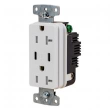 Hubbell Wiring Device-Kellems USB20CW - RCPT DUP 20A125V 3.1A5V USB PORT C W