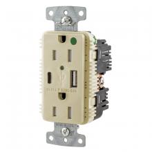Hubbell Wiring Device-Kellems USB8200AC5I - RCPT HG DUP 15A 125V 5A 5V USB PRT AC I