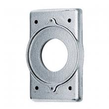 Hubbell Wiring Device-Kellems HBL7320 - WALLPLATE, 1-G, ALUM, 1.58" OPEN
