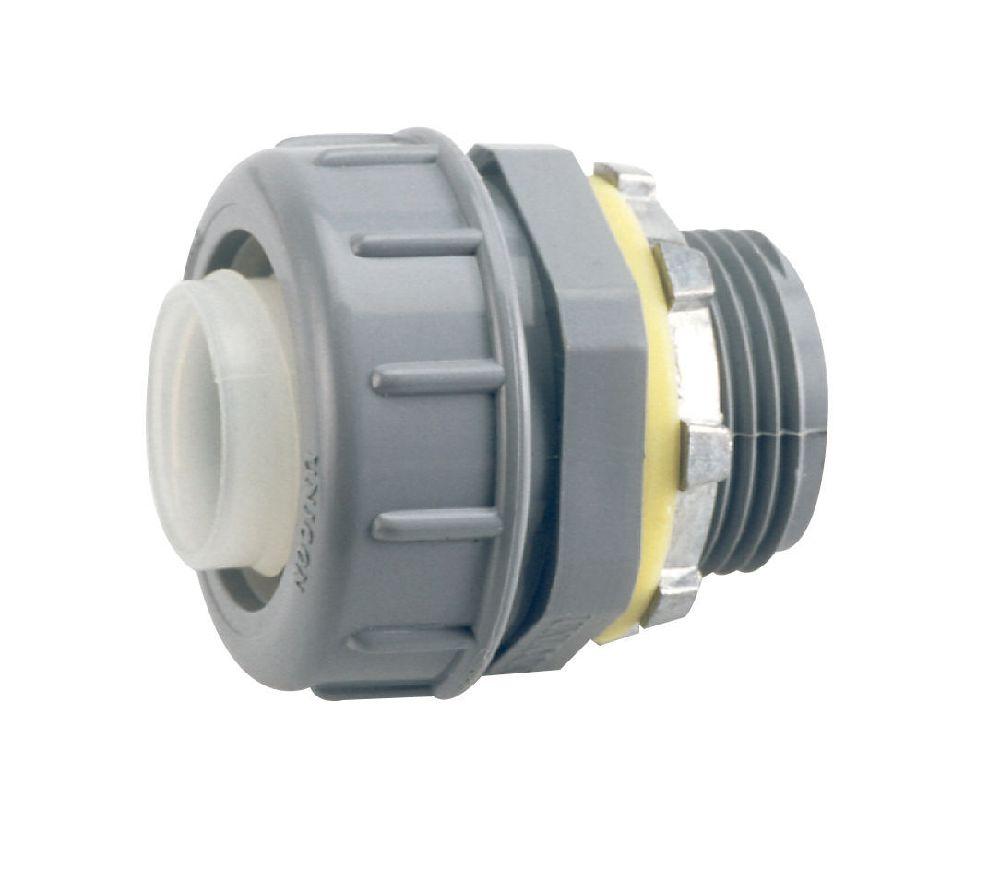 1 1/2&#34; NM STRAIGHT FITTING LIQUIDTIGHT GREY