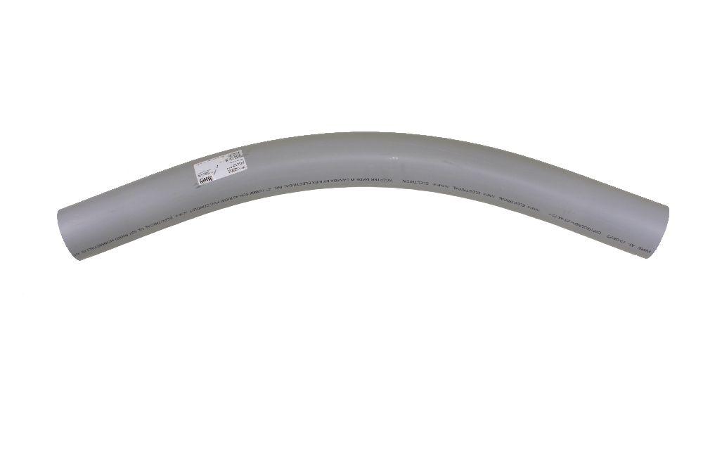 3&#34;x45Dx48R PVC SWEEP SPxSP SCH40 SCEPTER/KRA