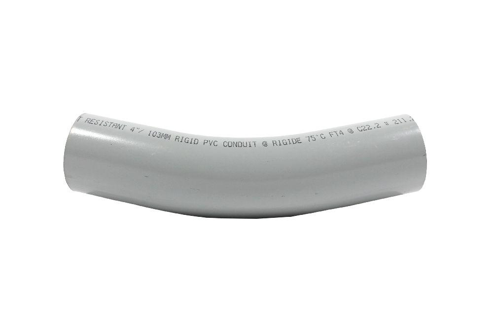6&#34;x22 1/2Dx60R PVC SWEEP SPxSP SCH40 SCEPTER