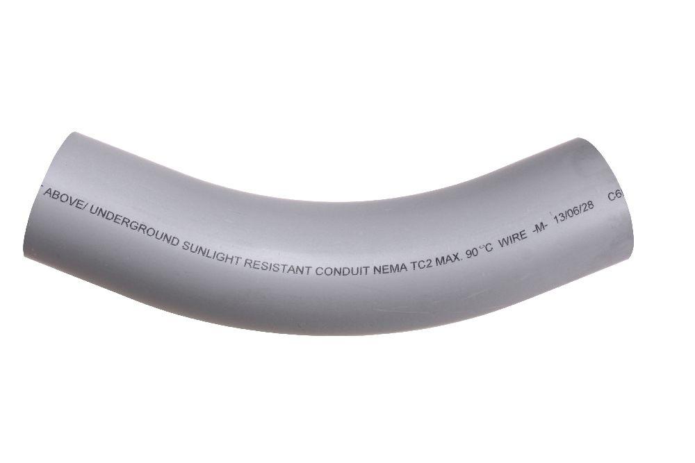 4&#34;x45D PVC STD ELBOW SPxSP SCH40 KRALOY