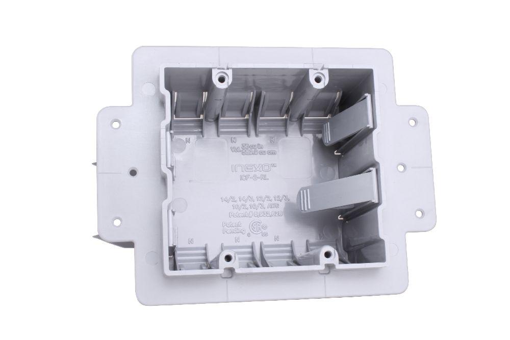 PVC DOUBLE GANG ICF BOX CSAus NMD CABLE INEXO